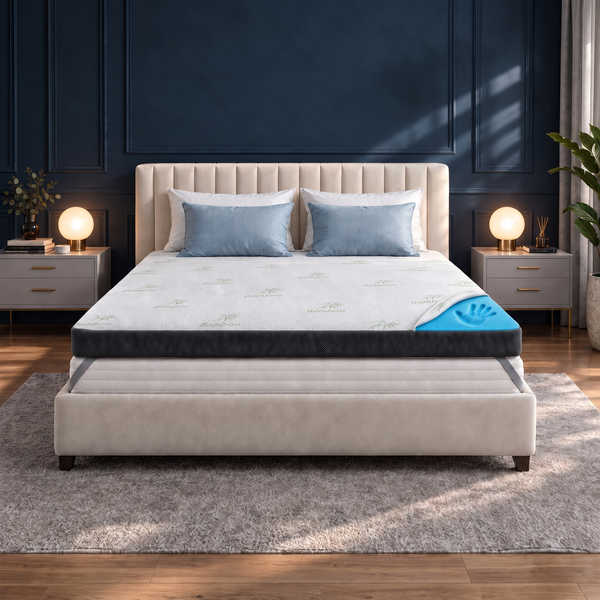 Premium Comfort Topper - Mattress Topper with Gel Memory Foam