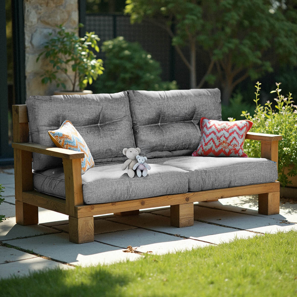 Premium Palettenkissen - Outdoor & Indoor Sitzkissen
